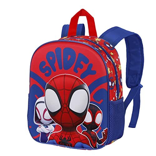 Marvel Spiderman Gang-Zaino 3D Piccolo, Rosso, 26 X 31 Cm, Capacità 8.5 L