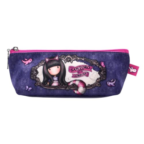 Safta 1113Gj03, Custodia Accessori Gorjuss Cheshire Cat Unisex-Bambini E Ragazzi, Multicolore, M