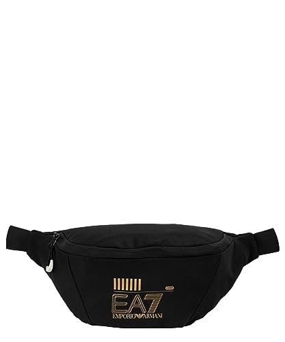 Borsa Marsupio Uomo Emporio Armani Ea7 Train Core Sling Shoulder Bag Black/ Gold Ub24Ea04 245079 Cc940 Media