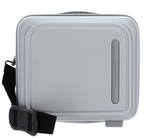 Mandarina Duck Logoduck + Beauty Case, Argento (Silver), 28.5X26.5X16.5(Lxhxw)
