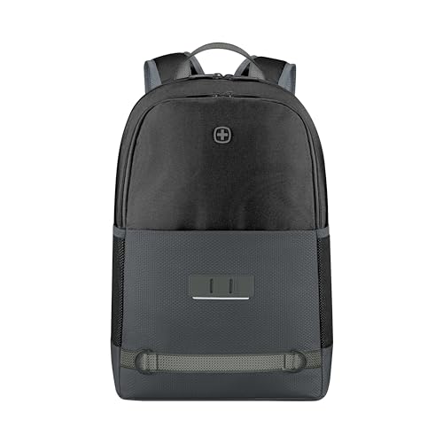 Wenger, Next 24, Tyon, 15.6" Laptop Backpack, Gravity Black, Gravity Black, Estándar, Casual