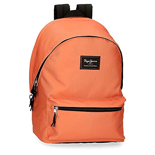 Pepe Jeans Aris Zaino Unisex Bambini, 31 X 44 X 17.5 Cm, Arancione (Arancia)