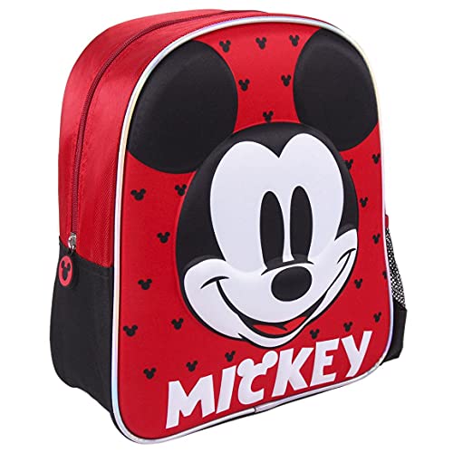 Cerdá Life'S Little Moments 2100003532, Zaino Asilo Bambino Con 3D Di Topolino Licenza Ufficiale Disney Unisex E Ragazzi, Multicolore, Taglia Unica