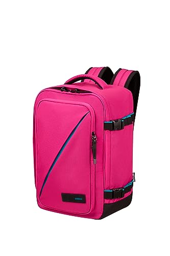 American Tourister Take2Cabin - Borsa A Mano Ryanair 25 X 20 X 40 Cm, 23 L, 0.50 Kg, Bagaglio A Mano, Zaino Da Aereo S Underseater, Rosa (Raspberry So