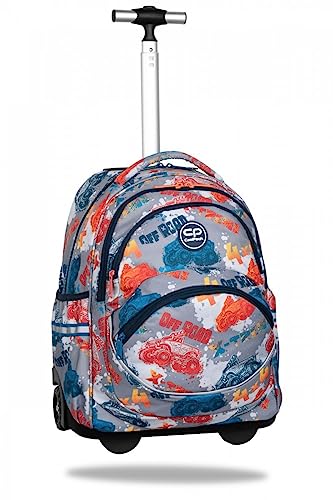 Coolpack F035671, Zaino Scuola Con Ruote Starr Offroad, Multicolor
