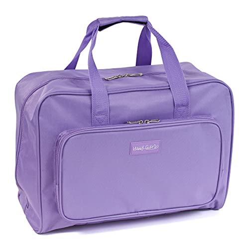 Hobby Gift Borsa Per Macchina Da Cucire, Imbottita, In Poliestere, Per Accessori Extra, Colore Lilla, 47 X 21 X 33 Cm