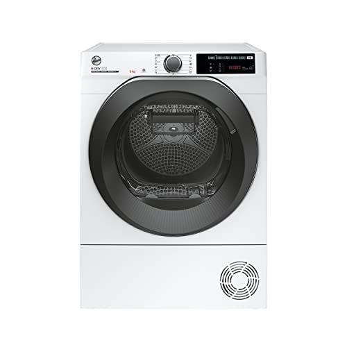 Hoover H-Dry 500 Nde H9A3Tcbexs-S Asciugatrice A Pompa Di Calore, 9Kg, Griglia Per Scarpe, Wi-Fi + Ble, Connesso, Classe A+++, 59,6X58,5X85 Cm, Bianco