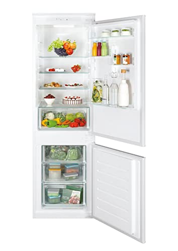 Candy Fresco Cbl3518F Frigorifero Da Incasso, 264 L, 2 Porte, App Hon, Tecnologia Low Frost, Trattamento Antimuffa, Classe F, 54X54,5X177,2 Cm, Bianco