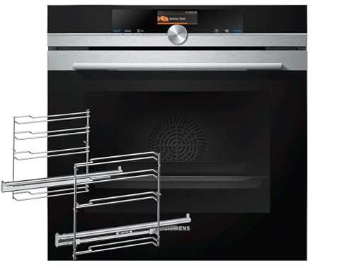 Siemens Hb676G0S1 Full Extension Rail1-Level Hz638178, 3650 W, 71 Litri, Inossidabile, Acciaio Inox
