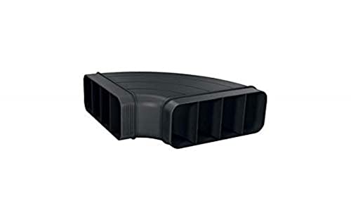 Neff Z861Sb1 - Accessori Per Installazione Cappe Aspiranti/90 Gradi A Canale Piatto Orizzontale/Colore: Nero