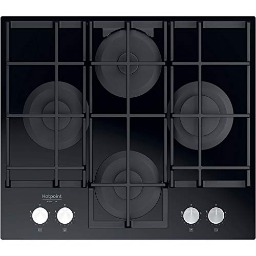Piano Cottura A Gas Hotpoint: 4 Fuochi, - Hags 61F/Bk