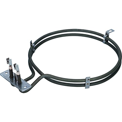 Luth Premium Profi Parts - Resistenza Elemento Riscaldante Ad Aria Calda 2000W 230V Per Forno Compatibile Con Zanussi Aeg 3581907361 Privileg 07749567