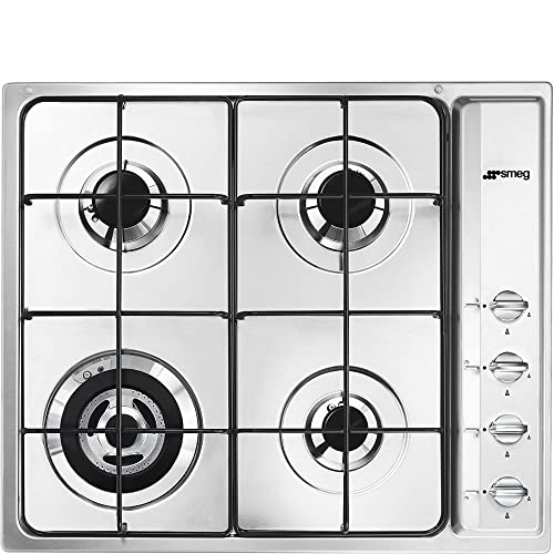 Smeg Sr64S Incasso Piano Cottura A Gas Acciaio Inossidabile Piano Cottura