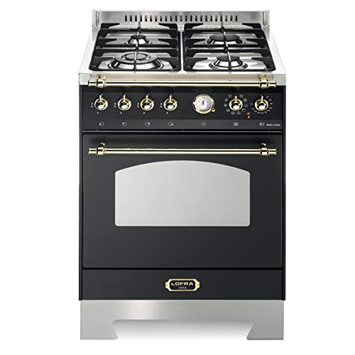 Lofra Rnm66Mft/C Piano Cottura Nero Gas A