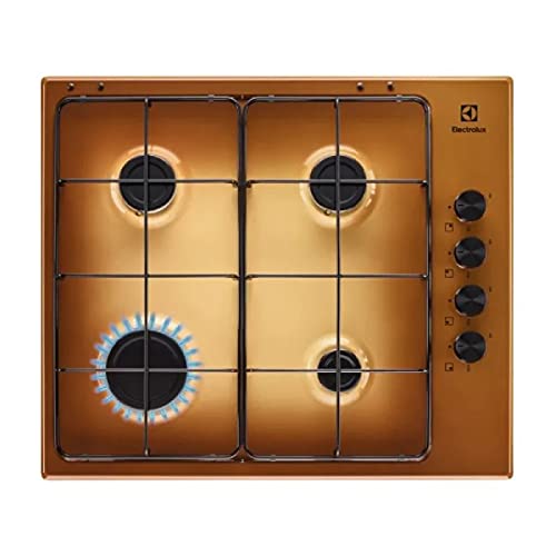 Electrolux Kgs6404T - Piano Cottura 4 Fuochi Da 60 Cm Colore Terra Di Francia