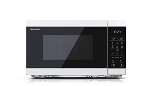 Sharp Yc-Ms02E-W Microwave Countertop Solo Microwave 20 L 800 W Black White