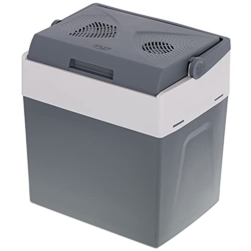 Adler Ad 8078 - Frigorifero Elettrico Portatile, 28 Litri, 12 V E 220-240 V, Per Auto, Funzione Di Mantenimento Del Calore E Di Mantenimento Del Calor
