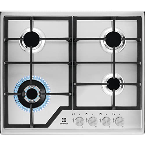 Electrolux Kgs6436Sx Piano Cottura Acciaio Inossidabile Incasso Gas