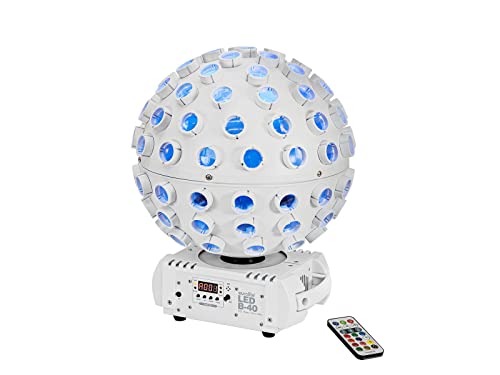Eurolite Led B-40 Hcl Effetto Radiante Mk2 Ws | Effetto Fascio Led Con Colori Rgbwa+Uv, Telecomando Incluso