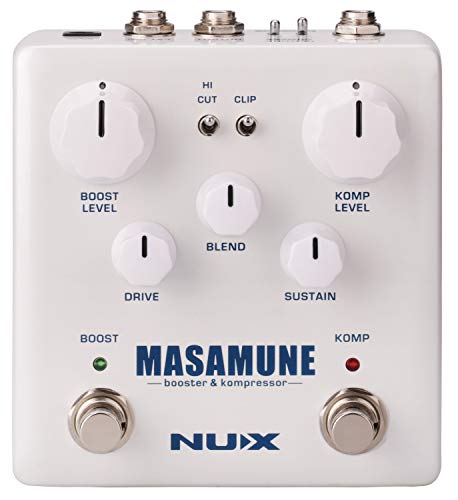 Nux | Masamune Booster & Kompressor Pedal Guitar Booster E Compressore Con Routing Interno