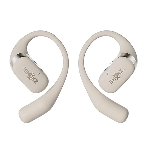 Shokz Openfit Écouteurs Sans Fil Crochets Auriculaires Appels/Musique/Sport/Au Quotidien Bluetooth Bianco