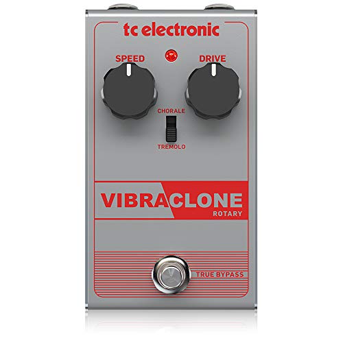 Tc Electronic Vibraclone Rotary Emulatore Di Altoparlanti Rotanti Con Semplice Interfaccia A 2 Manopole E Interruttore A Levetta Per Toni Rock Classic