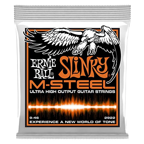 Ernie Ball, Hybrid Slinky M-Steel, Corde Per Chitarra Elettrica, Diametro 9-46