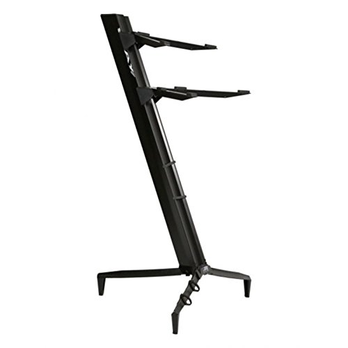 Stay Music, Stay - Supporto Per Tastiere A 2 Livelli, Nero