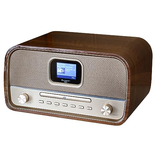 Soundmaster Dab970Br1 Stereo Music Centre Con Dab+/Ukw, Cd-Mp3, Usb, Bluetooth E Display A Colori Radio Nostalgia