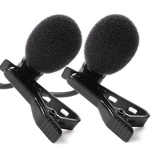 Ik Multimedia Ip-Irig-Miclav2P-In Irig Mic Lav Kit Da 2 Microfoni Lavalier Per Ios E Android, Nero/Antracite