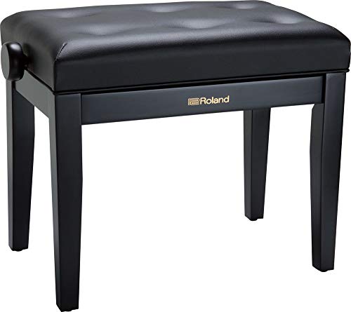 Roland Rpb-300Bk Panca Per Pianoforte Con Sedile In, Legno Vinile, Nero Satinato, 1