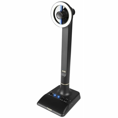 Marantz Professional Avs - Sistema Completo - Webcam Full Hd, Microfono, Anello Luminoso A Led - Trasmissione In Streaming Audio/Video Con Connessione