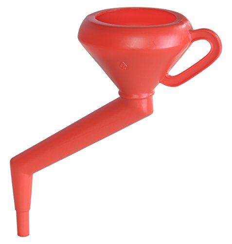 Hünersdorff Imbuto Con Tubo Angolare Hd-Pe, Forma Ovale, Con Filtro Colore Rosso, 175 X 150 Mm, Con Manico