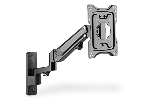 Digitus Support Mural Simple Écran Avec Ressort À Gaz 43 Pouces, 23 Kg Max, Noir