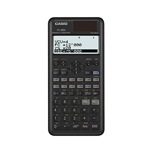 Casio Calcolatrice Finanziaria Casio Fc 200V2