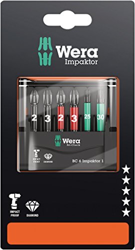 Wera Bit-Check 6 Impaktor 1 Sb