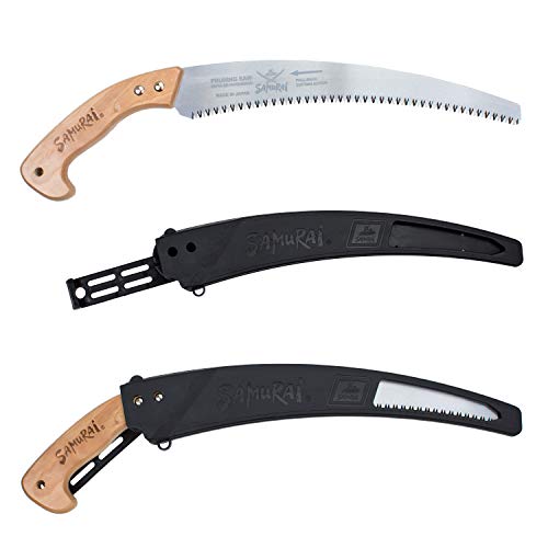 Serrucho Samurai Curvo Mango Madera 330 Mm.