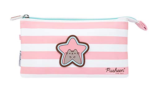 Grupo Erik: Astuccio Pusheen | Astuccio Scuola 3 Scomparti E Cerniera, Astuccio Pusheen Scuola Rose Collection, Astuccio Gatto Pusheen, Pusheen Cancel