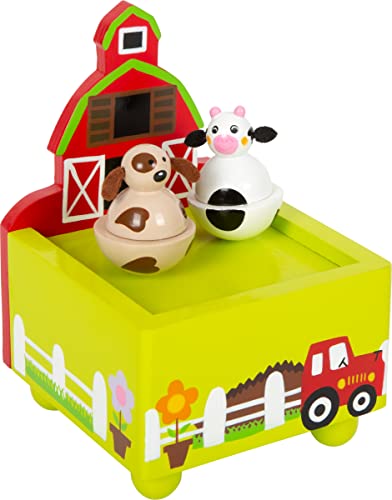 Small Foot 11715 Carillon Fattoria, In Legno, Con Allegri Motivi Di Animali, A Partire Dai 3 Anni Toys