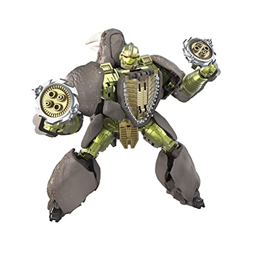 Transformers Does Not Apply Toys Generations War For Cybertron: Kingdom Voyager Wfc-K27 Rhinox Action Figure – Bambini Da 8 Anni In Su, 17,8 Cm, Multi
