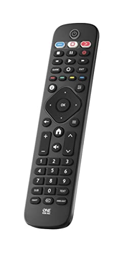 Telecomando Sostitutivo Per Tv Philips Di One For All – Funzione Di Apprendimento – Nero – Urc4913