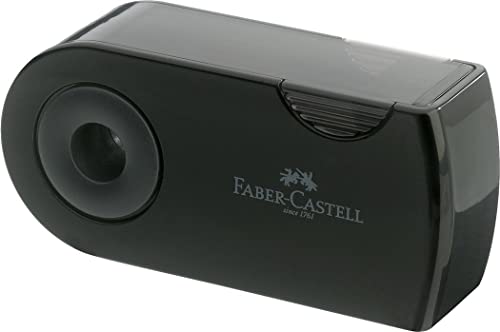 Faber-Castell 182700 - Manicotto Per Temperino Doppio, Nero