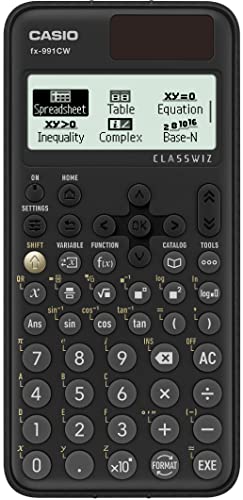 Casio Fx-991 Cw (Modello 2023) Calcolatrice Scientifica, 540 Funzioni E E Display Naturale
