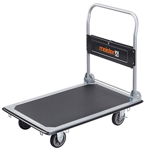 Meister Carrello Trasportatore In Alluminio Portata Massima 300 Kg, Pieghevole - 8985540, Grigio