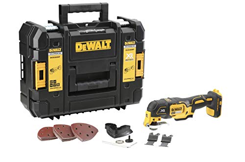 Dewalt Dcs355Nt-Xj Utensile Multi-Funzione Ad Oscillazione, Motore Brushless, In Valigetta Tstak Senza Batteria E Caricabatterie, 18 Volts