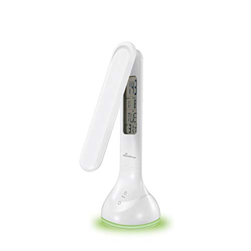 Mediarange Mros502 Lámpara De Mesa Blanco, Led, 4000 K, Blanco Neutro, 30000 H, 250 Lm