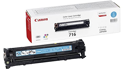 Canon Cartuccia 716 C Toner Ciano, Rendimento 1.500 Pagine, Imballo In Cartone