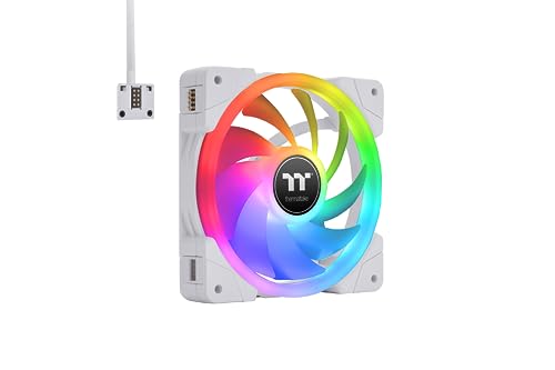 Swafan Ex12 Rgb White | Pc Cooling Fan | Tt Premium Edition | 3 Pack