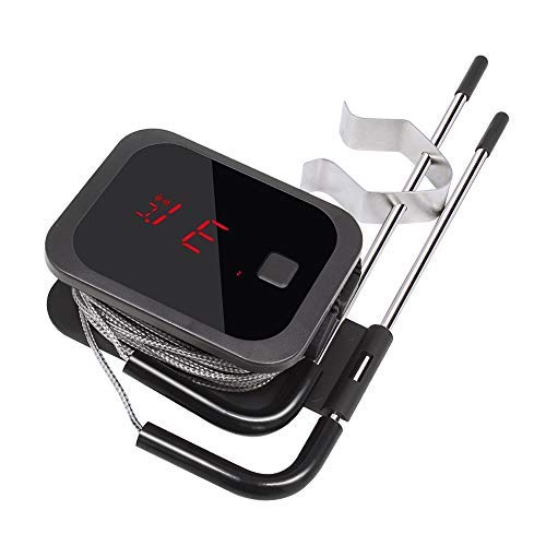 Inkbird Ibt-2X Termometro Barbecue Bluetooth E Timer Digitale,Termometro Carne Con Sonda Di Temperatura Per Cucina Grigliate Bbq Fumatore Forno Di Cot