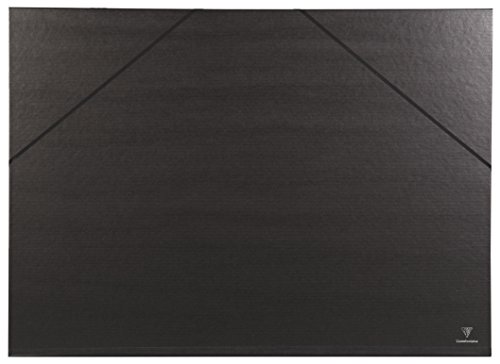 Clairefontaine 44500C - Cartella Da Disegno Chiusura Con Elastico 52X72 Cm, Nera